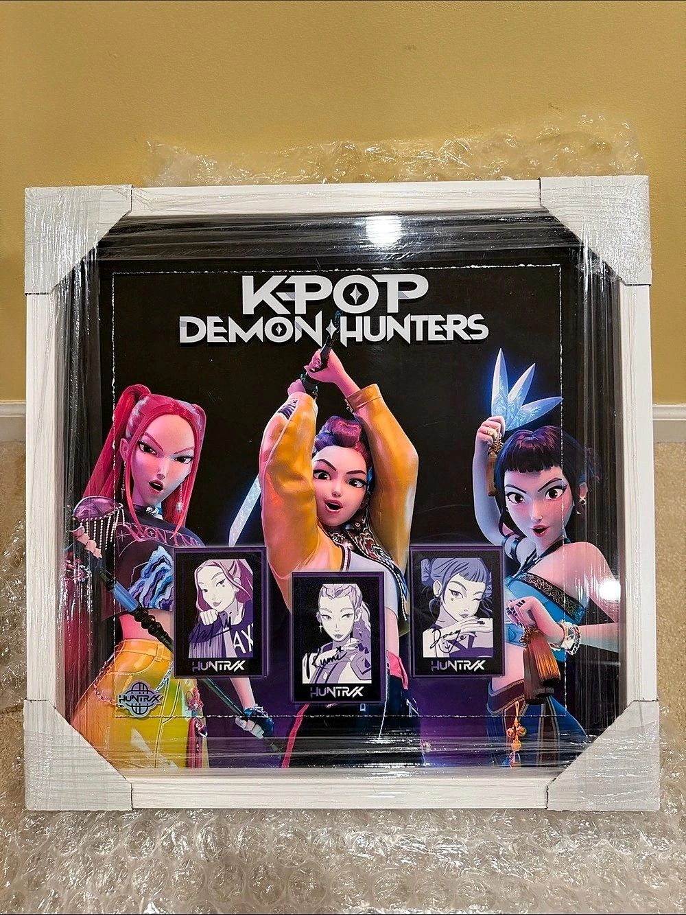 Netflix KPop Demon Hunters HUNTR/X Framed Collector Poster Black & Multicolor